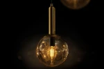 Yuki lampa wisząca 3xE14 czarna bursztynowy K-5867