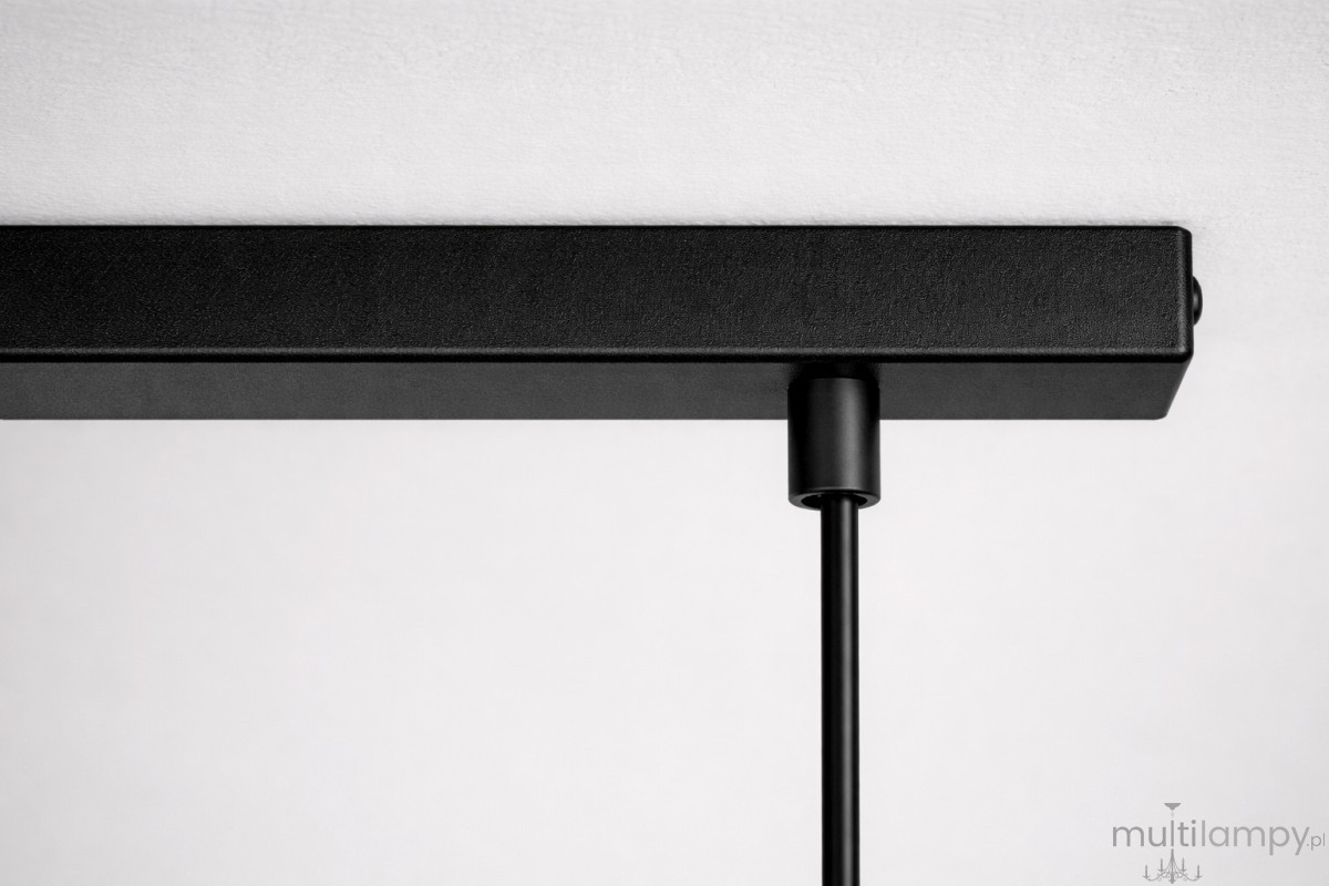 Fiore lampa wisząca 3xE27 czarna biała K-5881