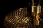 Aria lampa wisząca 3xE27 czarna bursztynowy K-5897