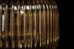 Aria lampa wisząca 3xE27 czarna bursztynowy K-5897