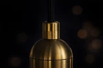 Toki lampa wisząca E14 czarna biały K-5860