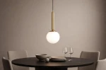 Toki lampa wisząca E14 czarna biały K-5860