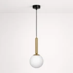 Toki lampa wisząca E14 czarna biały K-5860