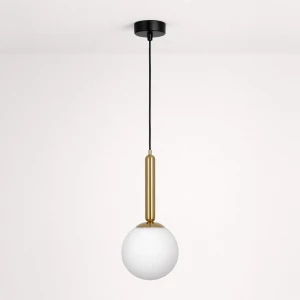 Toki lampa wisząca E14 czarna biały K-5860