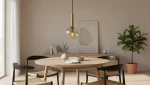 Yuki lampa wisząca E14 czarna bursztynowy K-5865