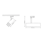 Track Sumba LED 35W 2700/4000K spot do szyny 3-fazowej biały ML1112