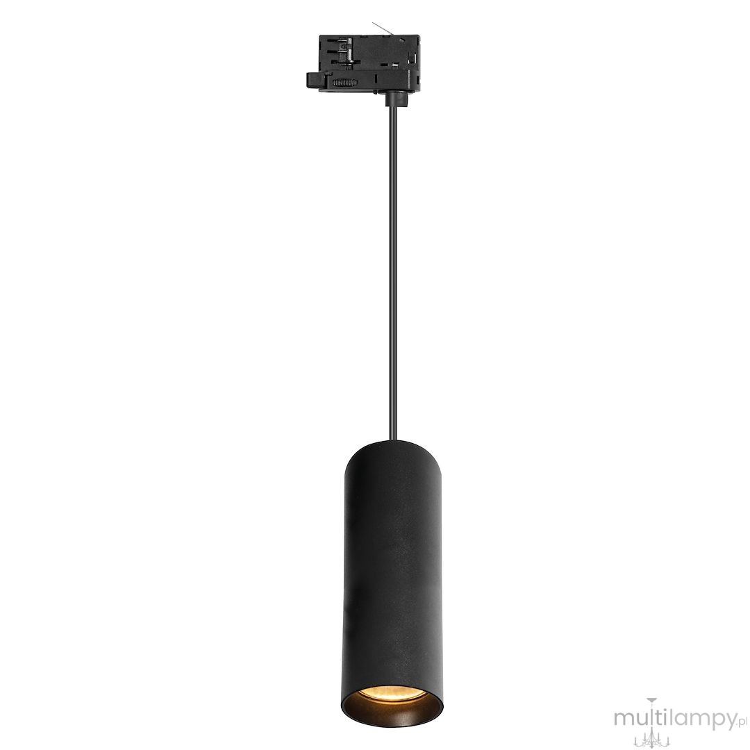 Track Pipe lampa wisząca GU10 do szyny 3-fazowej czarna ML2064