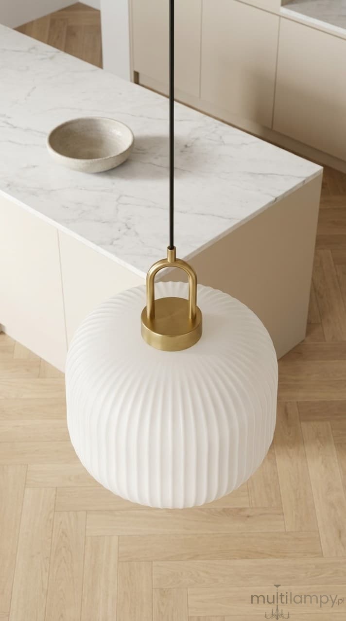 Diop D30 lampa wisząca E27 czarna biała K-5890