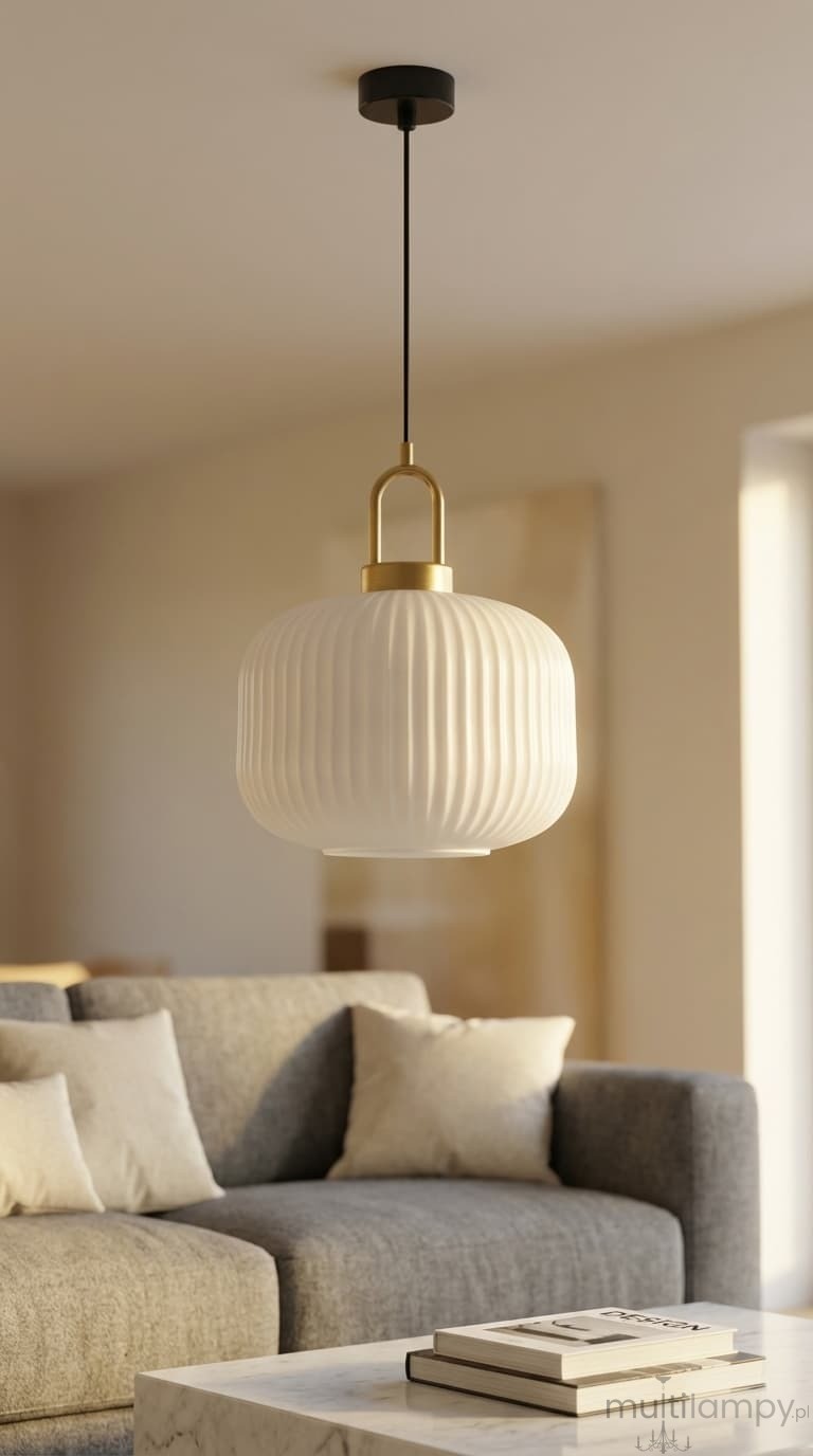 Diop D30 lampa wisząca E27 czarna biała K-5890