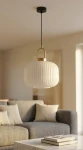 Diop D30 lampa wisząca E27 czarna biała K-5890
