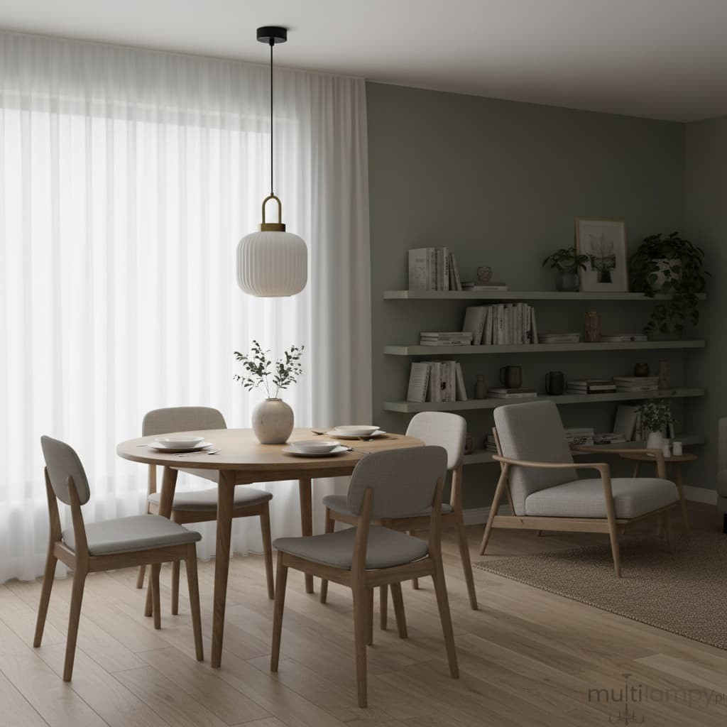 Diop D20 lampa wisząca E27 czarna biała K-5891