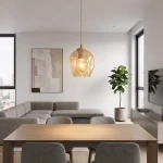 Istar lampa wisząca 1xE27 mokka/bursztynowy 1785/1