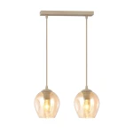 Istar lampa wisząca 2xE27 mokka/bursztynowy 1785/2
