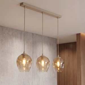 Istar lampa wisząca 3xE27 mokka/bursztynowy 1785/3