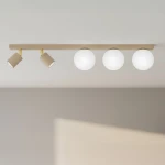 Aspa lampa sufitowa 2xGU10 + 3xG9 beżowa K-5831