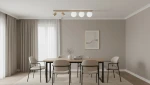 Aspa lampa sufitowa 2xGU10 + 3xG9 beżowa K-5831