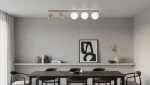 Aspa lampa sufitowa 2xGU10 + 3xG9 beżowa K-5831