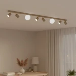 Aspa lampa sufitowa 6xGU10 + 2xG9 beżowa K-5834