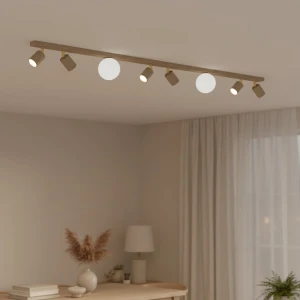 Aspa lampa sufitowa 6xGU10 + 2xG9 beżowa K-5834