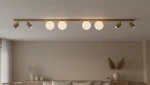 Aspa lampa sufitowa 4xGU10 + 4xG9 beżowa K-5833