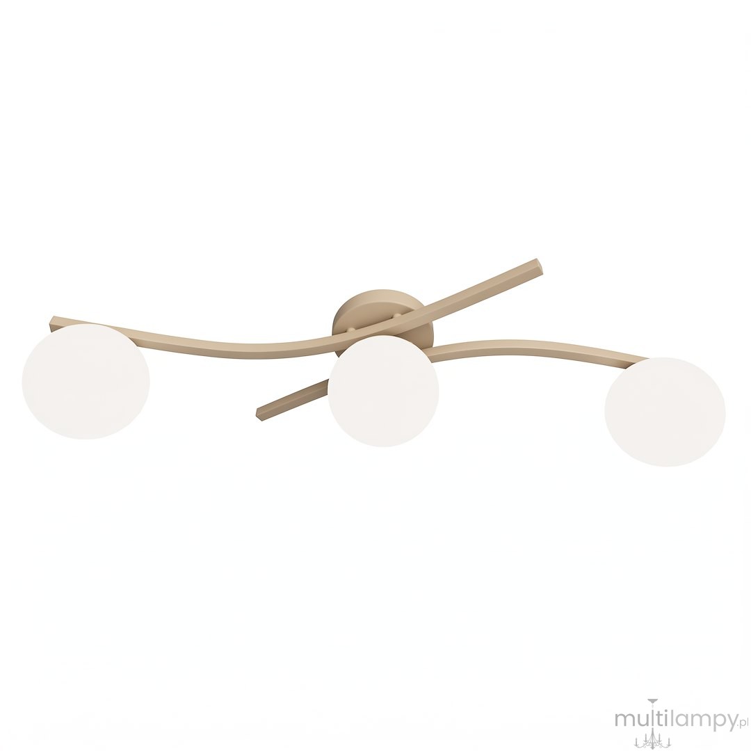 Opus lampa sufitowa 3xE14 mokka/biały 1782/3