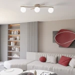 Opus lampa sufitowa 3xE14 mokka/biały 1782/3