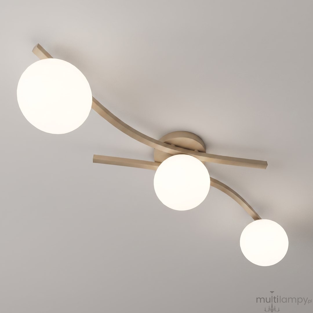 Opus lampa sufitowa 3xE14 mokka/biały 1782/3