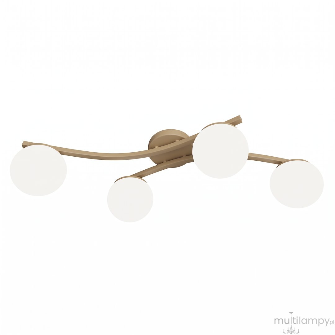 Opus lampa sufitowa 4xE14 mokka/biały 1782/4