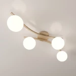 Opus lampa sufitowa 4xE14 mokka/biały 1782/4