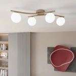 Opus lampa sufitowa 4xE14 mokka/biały 1782/4