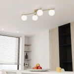 Opus lampa sufitowa 4xE14 mokka/biały 1782/4