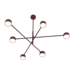 Natsu lampa wisząca 6xGX53 burgund 1781/6