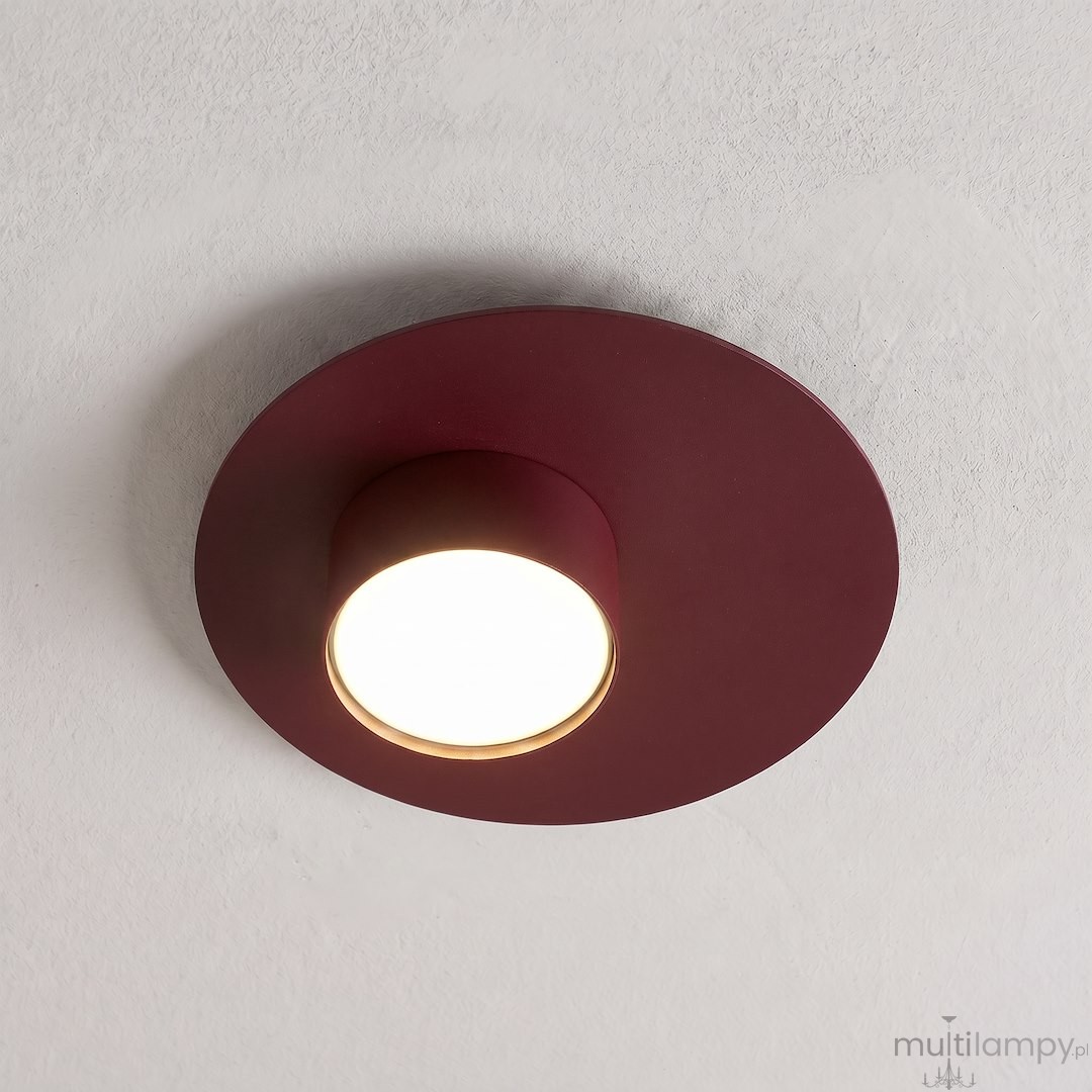 Bolx lampa sufitowa 1xGX53 burgund 1806/1
