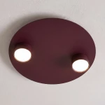 Bolx lampa sufitowa 2xGX53 burgund 1806/2