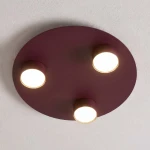 Bolx lampa sufitowa 3xGX53 burgund 1806/3