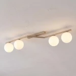 Naton lampa sufitowa 4xE14 mokka/biały 1801/4
