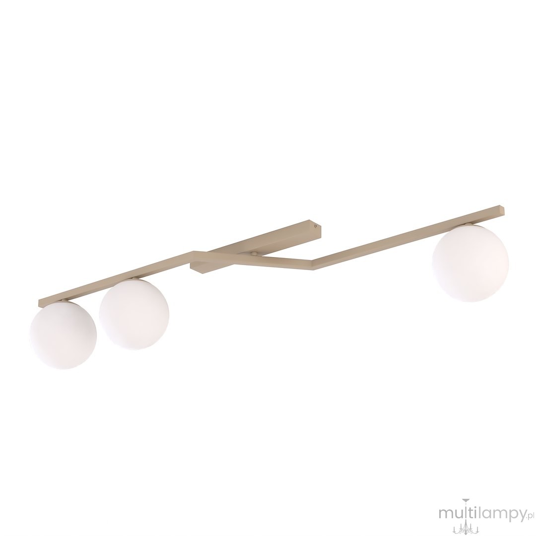 Naton lampa sufitowa 3xE14 mokka/biały 1801/3