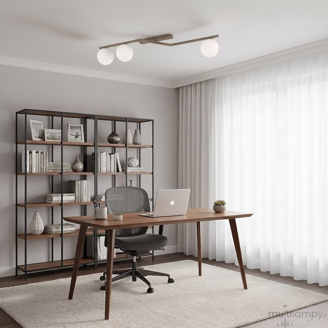 Naton lampa sufitowa 3xE14 mokka/biały 1801/3