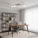 Naton lampa sufitowa 3xE14 mokka/biały 1801/3