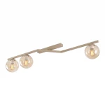 Naton lampa sufitowa 3xE14 mokka/bursztynowy 1802/3