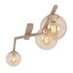 Naton lampa sufitowa 3xE14 mokka/bursztynowy 1802/3