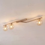 Naton lampa sufitowa 3xE14 mokka/bursztynowy 1802/3