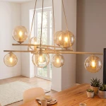 Essa lampa wisząca 8xE14 mokka/bursztynowy 1798/8