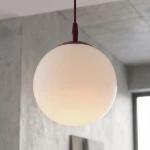 Cosmo lampa wisząca 1xE14 burgund/biały 1789/1