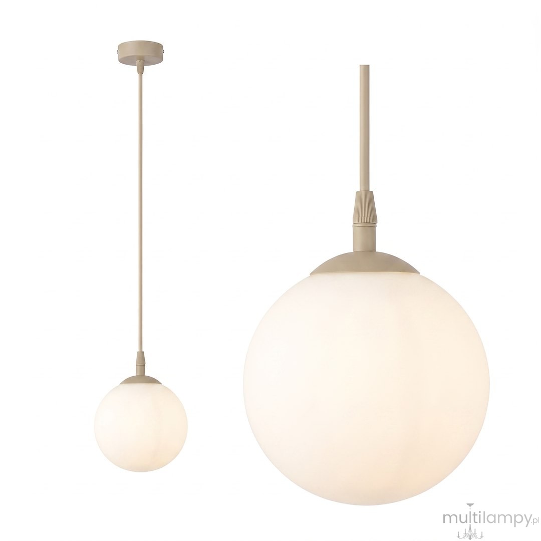 Cosmo lampa wisząca 1xE14 mokka/biały 1790/1