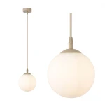 Cosmo lampa wisząca 1xE14 mokka/biały 1790/1