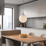 Cosmo lampa wisząca 1xE14 mokka/biały 1790/1