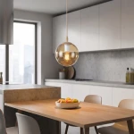 Cosmo lampa wisząca 1xE14 mokka/bursztynowy 1791/1