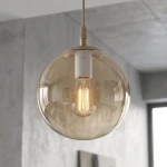 Cosmo lampa wisząca 1xE14 mokka/bursztynowy 1791/1