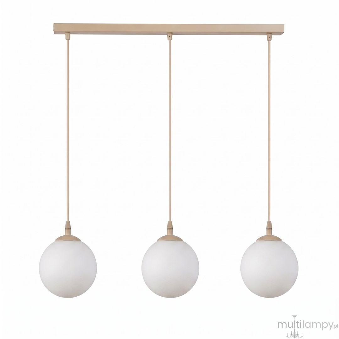 Cosmo lampa wisząca 3xE14 mokka/biały 1790/3
